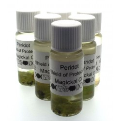 10ml Peridot Gemstone Oil Shield of Protection